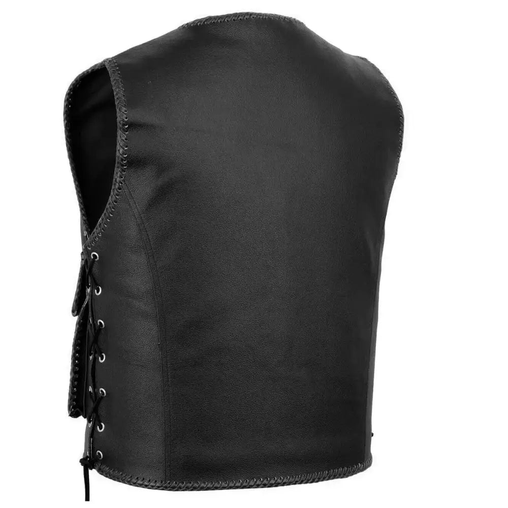 Native American Motorcycle Leather Vest-1