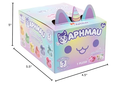 Aphmau 6” MeeMeow Mystery Plush – Ice Cream; YouTube Gaming Channel, Blind Box, 1 of 8 Possible Ice Cream MeeMeows, Official Aphmau Merch