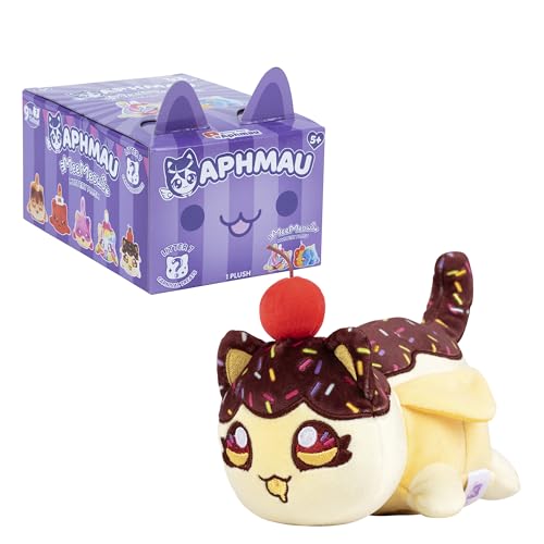 Aphmau 6” MeeMeow Mystery Plush – Ice Cream; YouTube Gaming Channel, Blind Box, 1 of 8 Possible Ice Cream MeeMeows, Official Aphmau Merch
