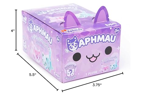 Aphmau 6” MeeMeow Mystery Plush – Ice Cream; YouTube Gaming Channel, Blind Box, 1 of 8 Possible Ice Cream MeeMeows, Official Aphmau Merch