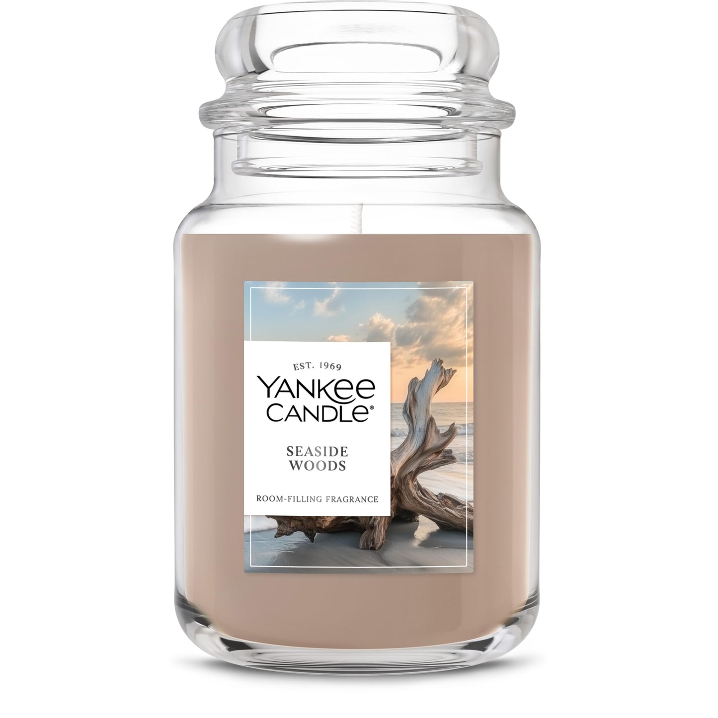 Yankee Candle Cliffside Sunrise, Scented Candle, 22oz Large Jar with up to 150 Hour Burn Time, Giftable