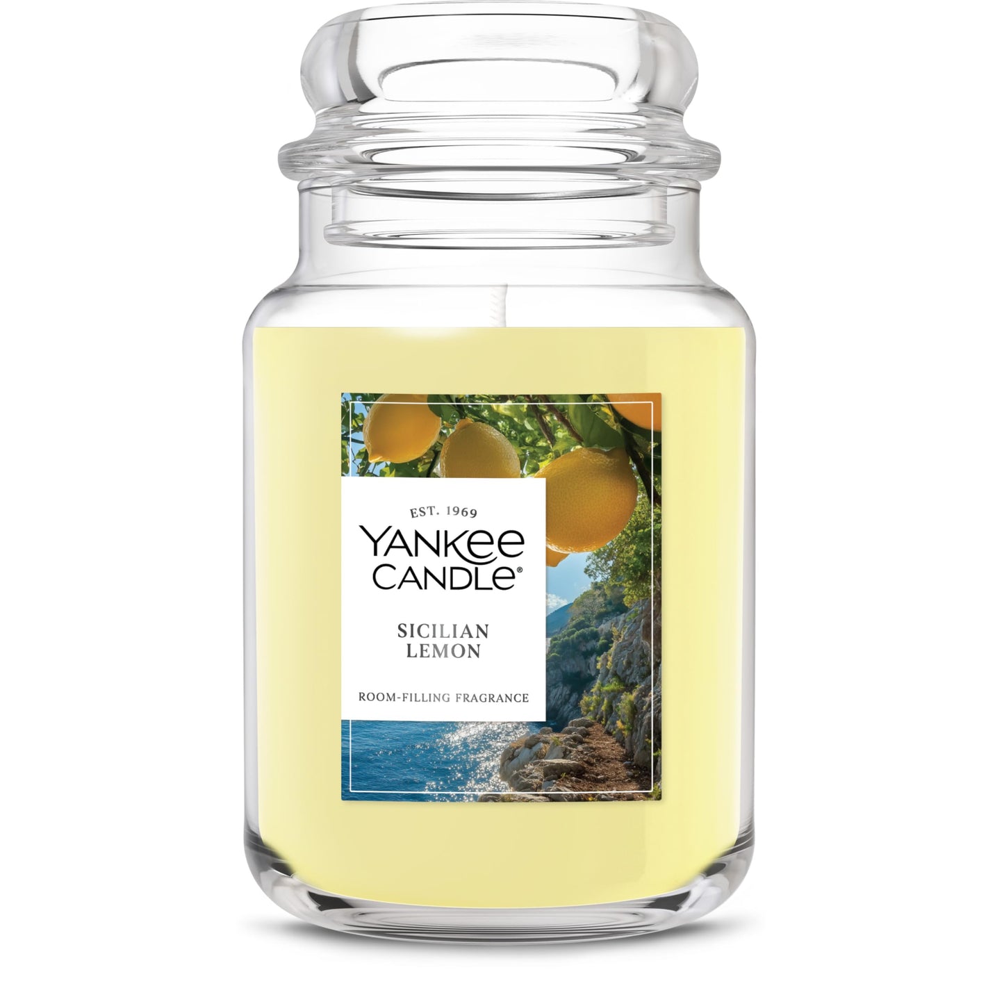 Yankee Candle Cliffside Sunrise, Scented Candle, 22oz Large Jar with up to 150 Hour Burn Time, Giftable