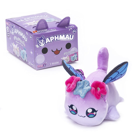 Aphmau 6” MeeMeow Mystery Plush – Ice Cream; YouTube Gaming Channel, Blind Box, 1 of 8 Possible Ice Cream MeeMeows, Official Aphmau Merch