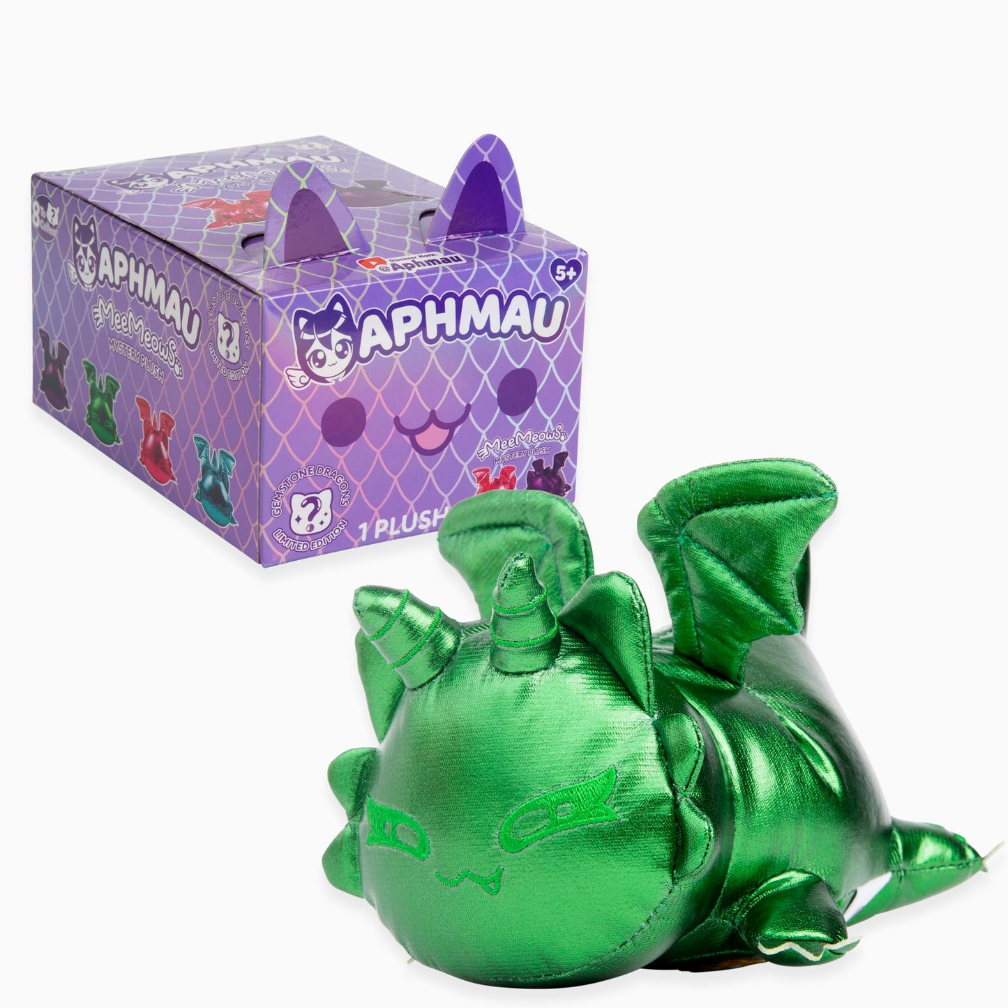 Aphmau 6” MeeMeow Mystery Plush – Ice Cream; YouTube Gaming Channel, Blind Box, 1 of 8 Possible Ice Cream MeeMeows, Official Aphmau Merch