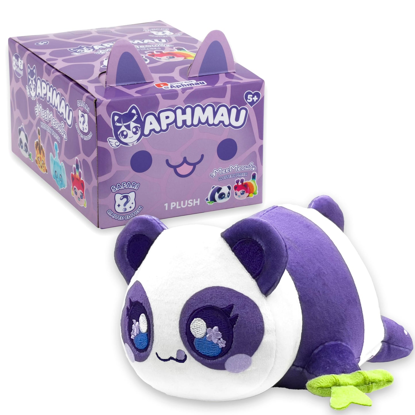 Aphmau 6” MeeMeow Mystery Plush – Ice Cream; YouTube Gaming Channel, Blind Box, 1 of 8 Possible Ice Cream MeeMeows, Official Aphmau Merch