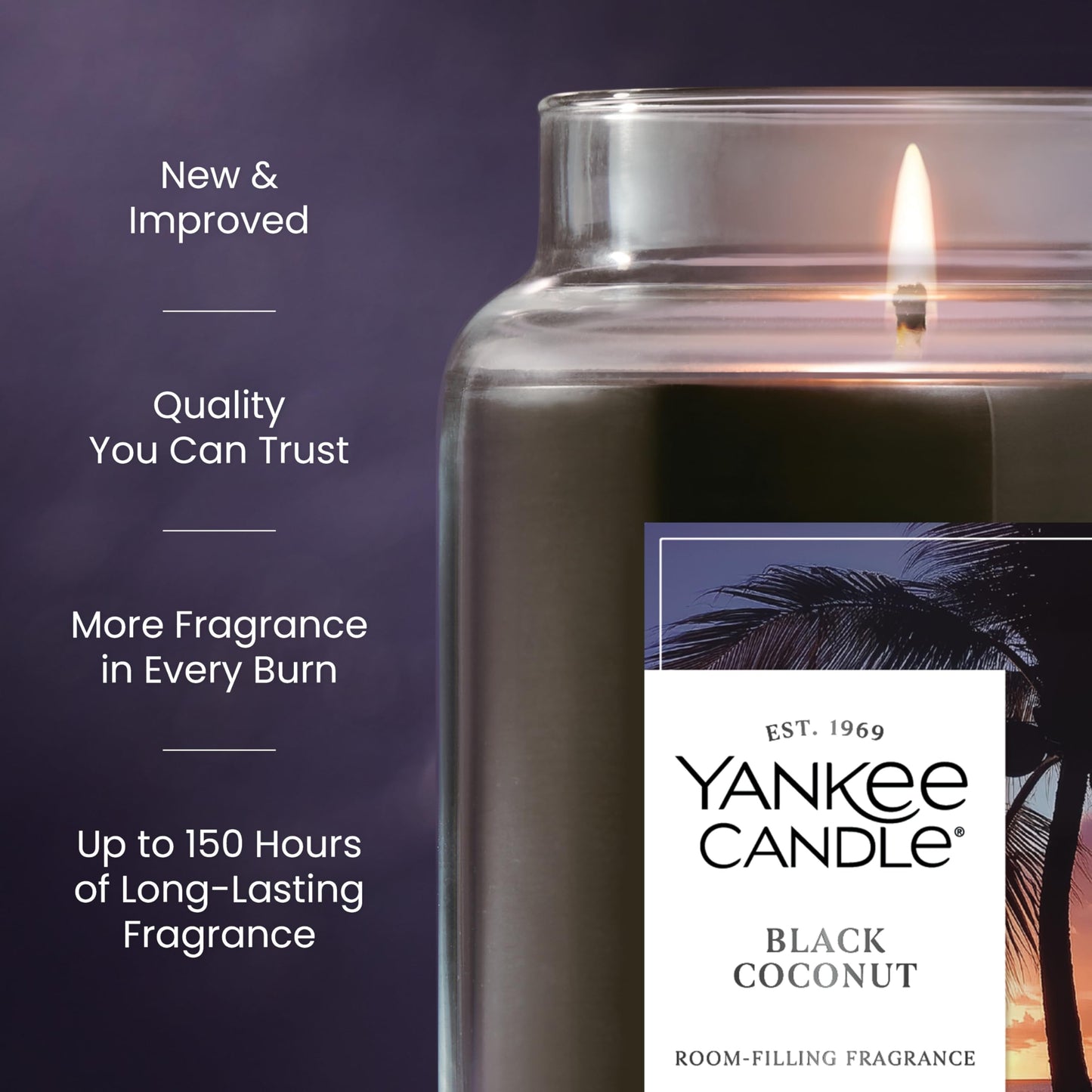 Yankee Candle Cliffside Sunrise, Scented Candle, 22oz Large Jar with up to 150 Hour Burn Time, Giftable