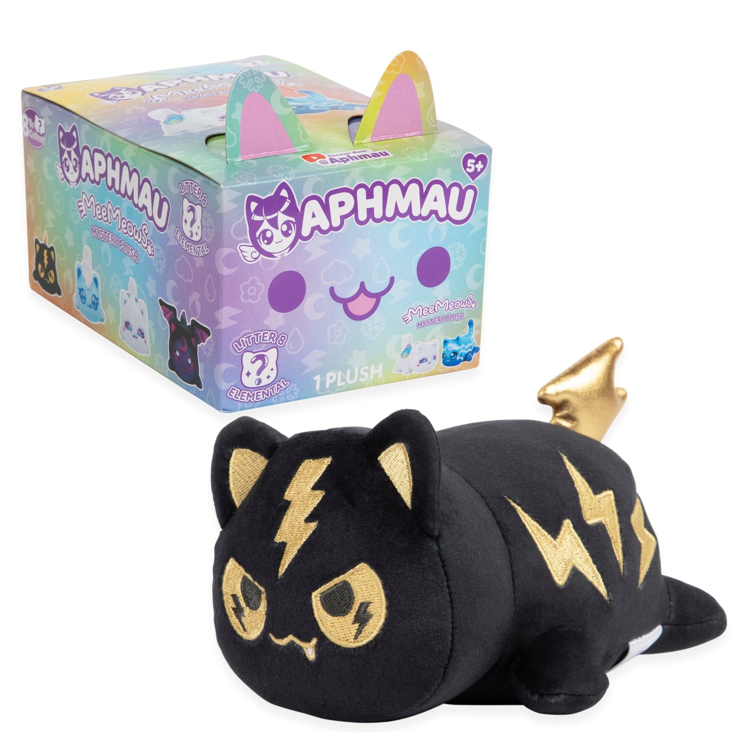 Aphmau 6” MeeMeow Mystery Plush – Ice Cream; YouTube Gaming Channel, Blind Box, 1 of 8 Possible Ice Cream MeeMeows, Official Aphmau Merch