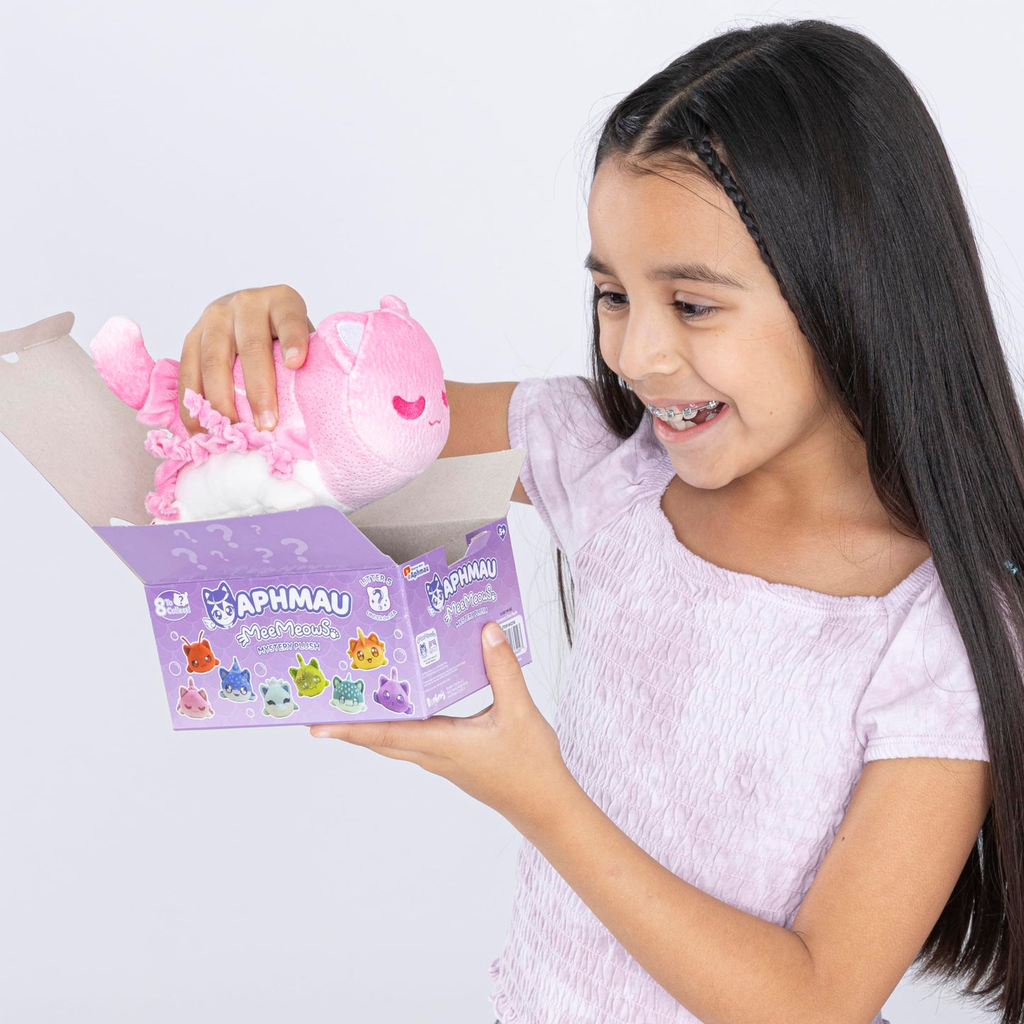 Aphmau 6” MeeMeow Mystery Plush – Ice Cream; YouTube Gaming Channel, Blind Box, 1 of 8 Possible Ice Cream MeeMeows, Official Aphmau Merch