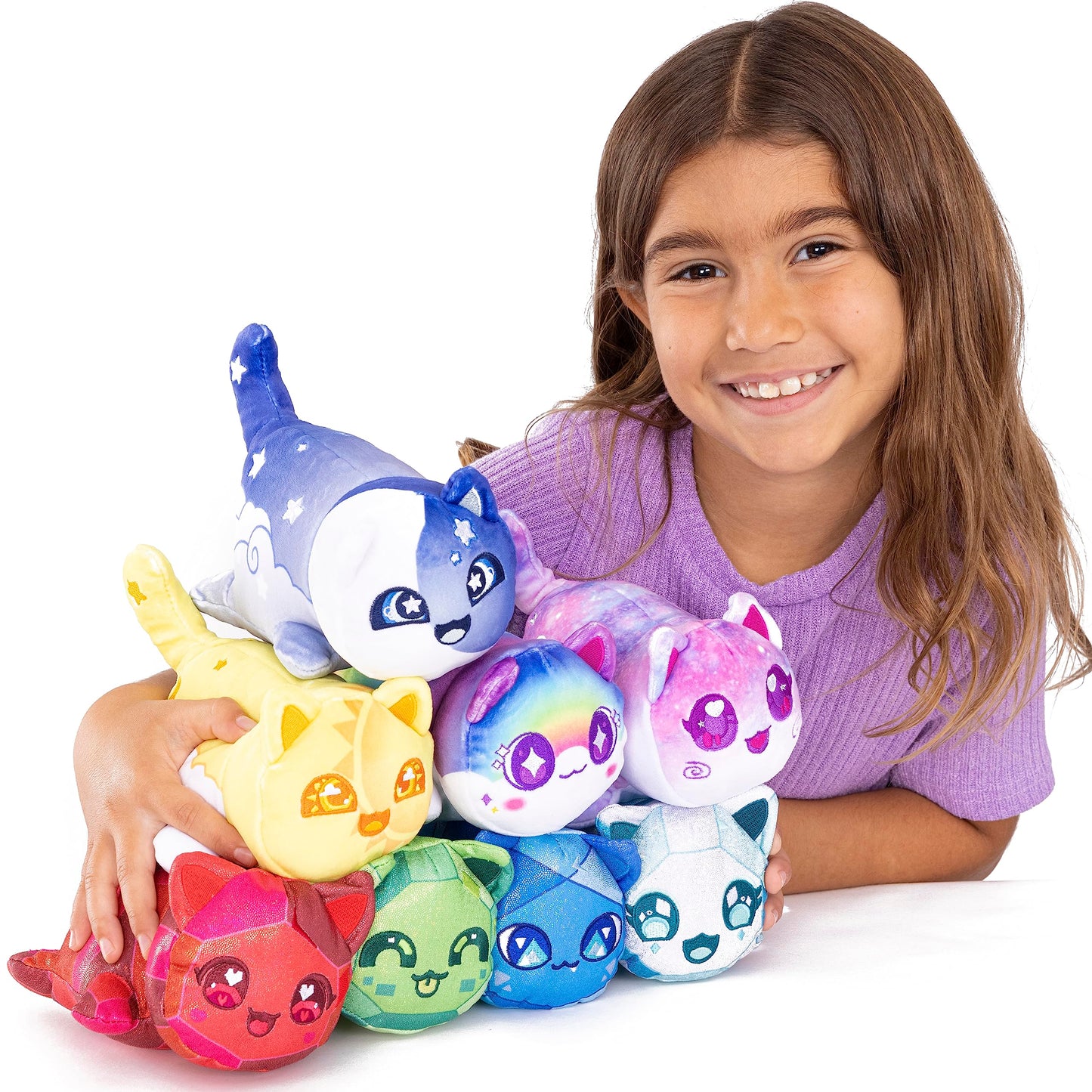 Aphmau 6” MeeMeow Mystery Plush – Ice Cream; YouTube Gaming Channel, Blind Box, 1 of 8 Possible Ice Cream MeeMeows, Official Aphmau Merch