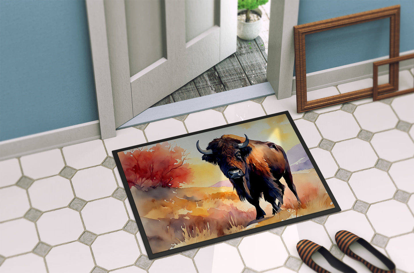American Bison Doormat-3